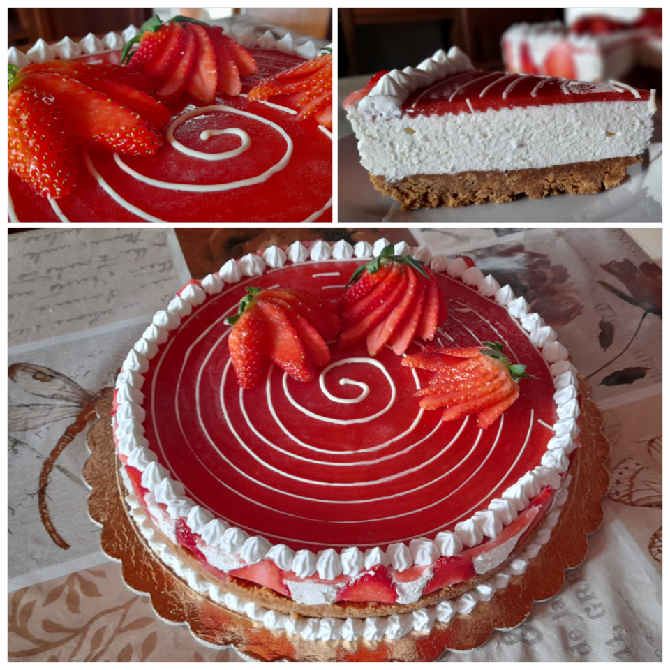 Cheesecake alle fragole 